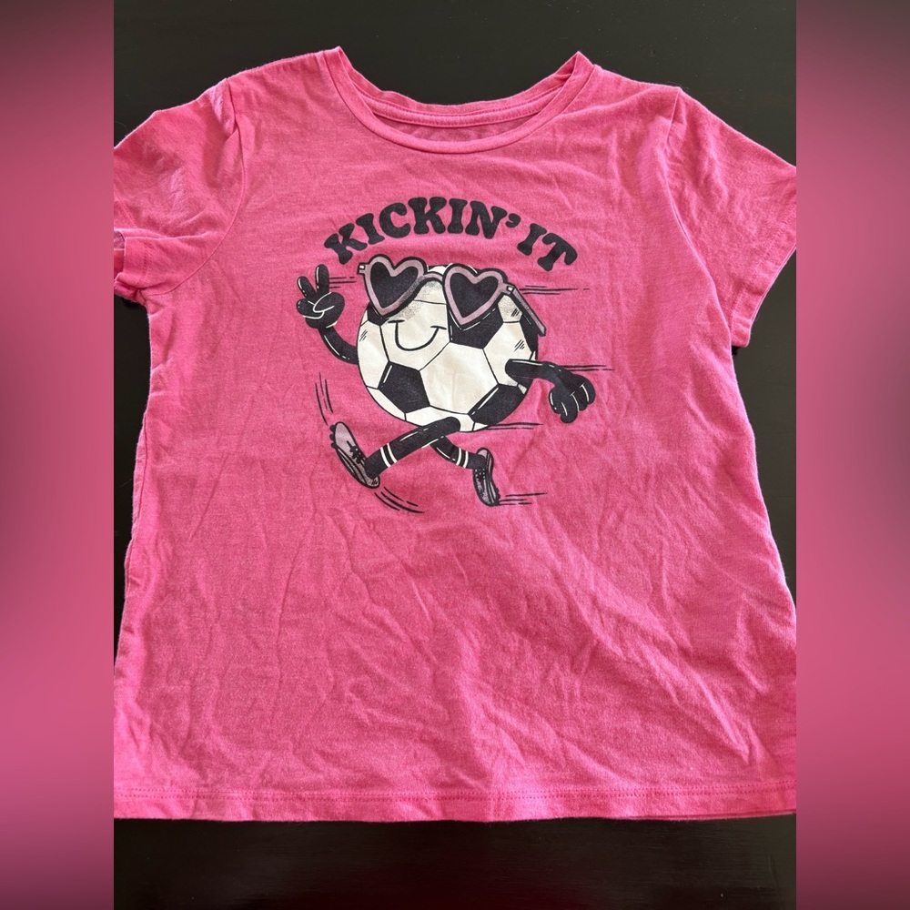 Old Navy Pink Cartoon Graphic Tee